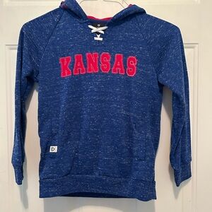Colosseum Kids Blue Kansas Jayhawks Hoodie